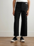 WTAPS - Straight-Leg Cropped Canvas Trousers - Black