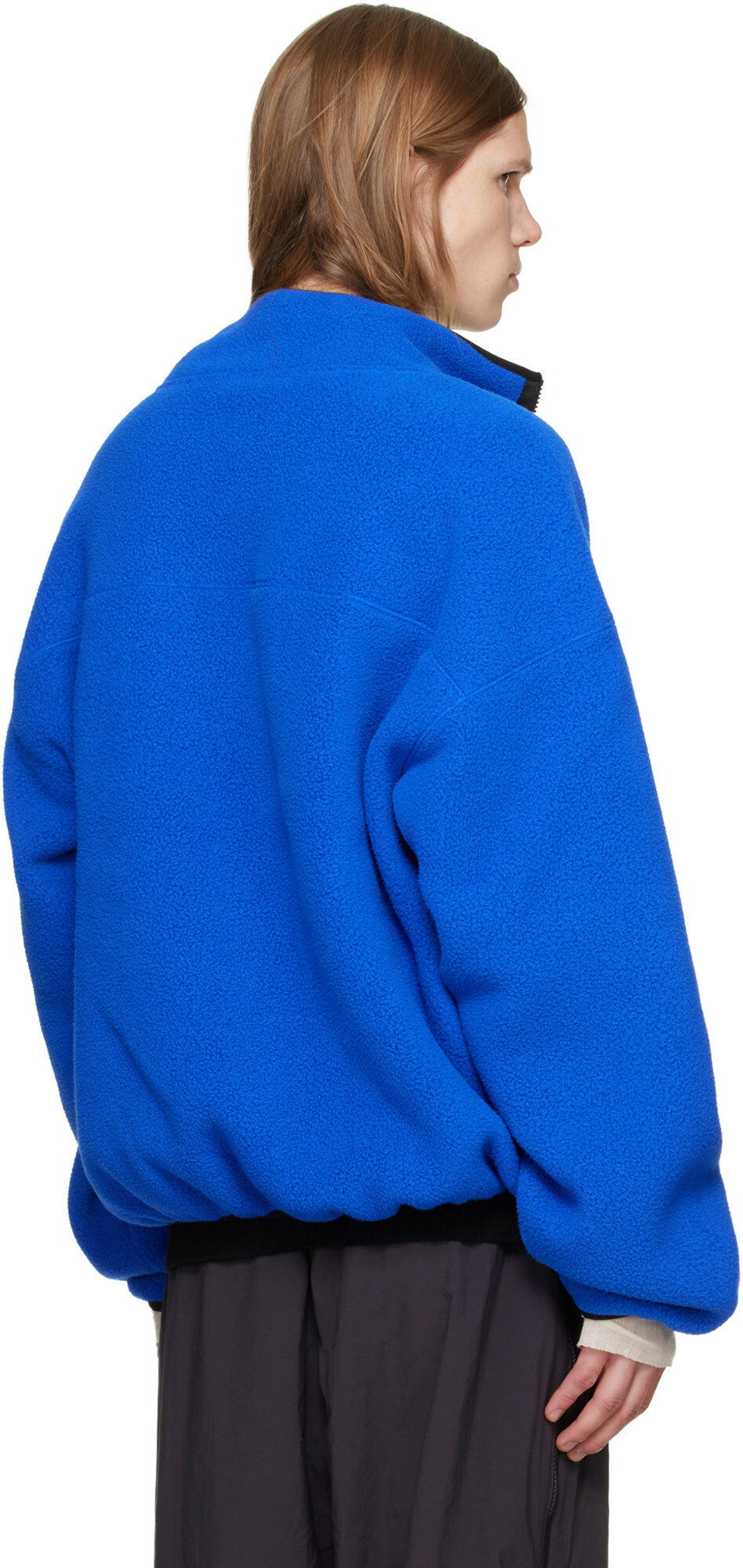 The North Face Blue TNF Red Box 1/2 Zip Fleece Jacket