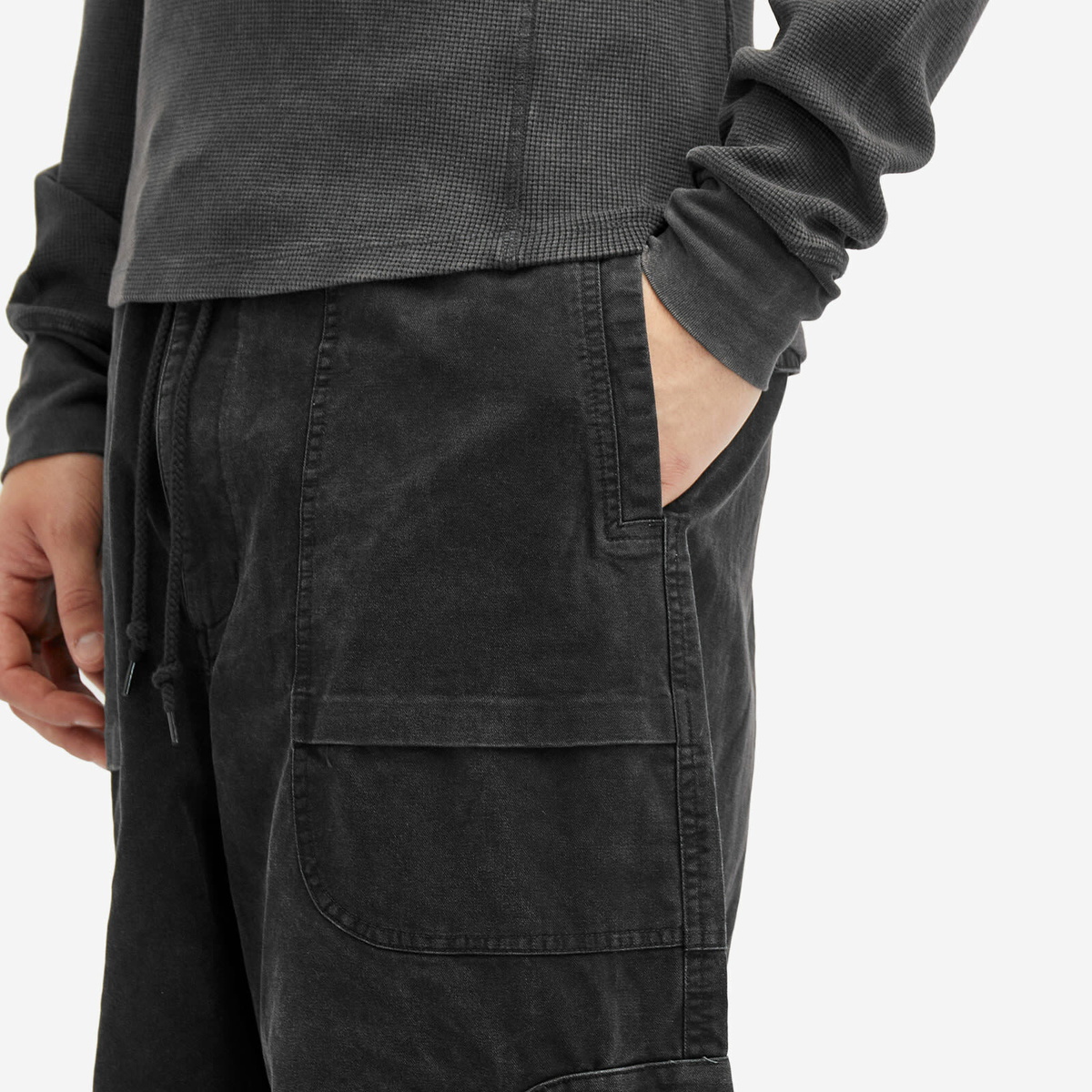 Entire Studios Men's Freight Cargo Trousers in Iron Entire Studios