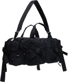 Simone Rocha Black Utility Bow Pocket Travel Bag