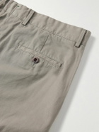Sid Mashburn - Field Slim-Fit Straight-Leg Garment-Dyed Cotton-Twill Chinos - Green