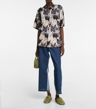 Loewe - Anagram leather slippers