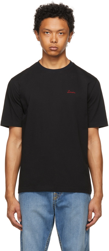 Photo: Lanvin Black Logo T-Shirt
