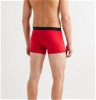 TOM FORD - Stretch-Cotton Jersey Boxer Briefs - Red