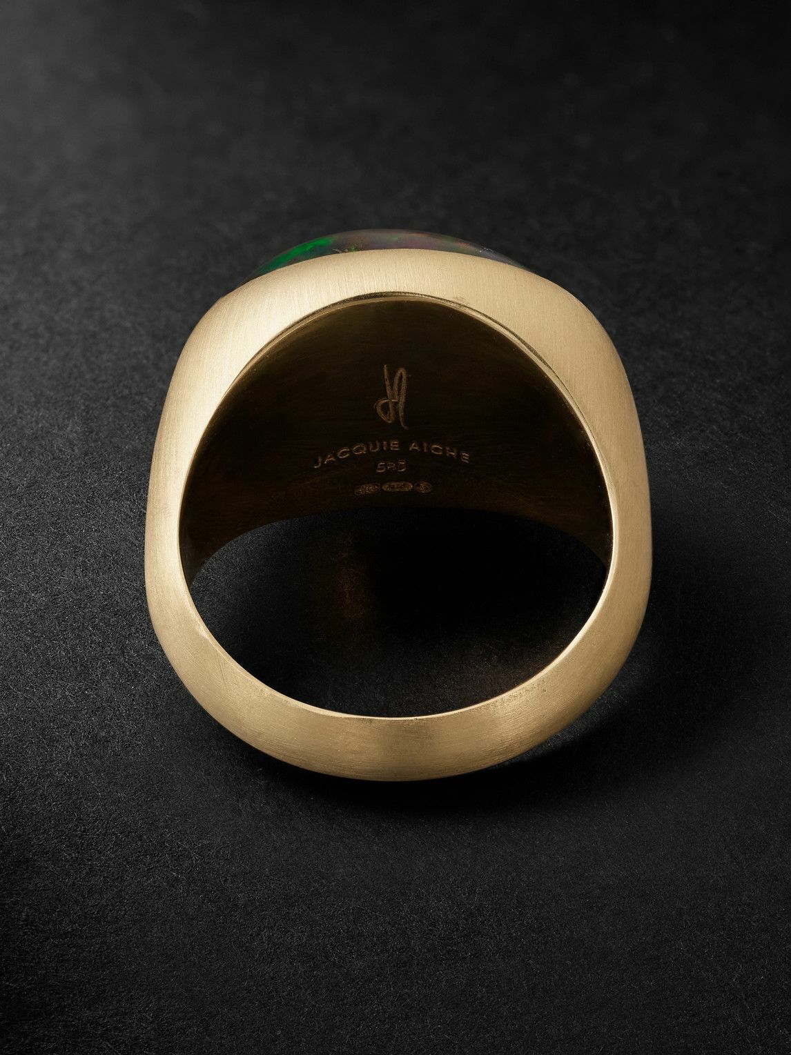 Jacquie Aiche - 14-Karat Gold Opal Ring - Gold