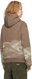 Dime Brown Landscape Hoodie