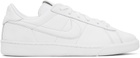 Black Comme des Garçons White Nike Edition Tennis Classic Sneakers