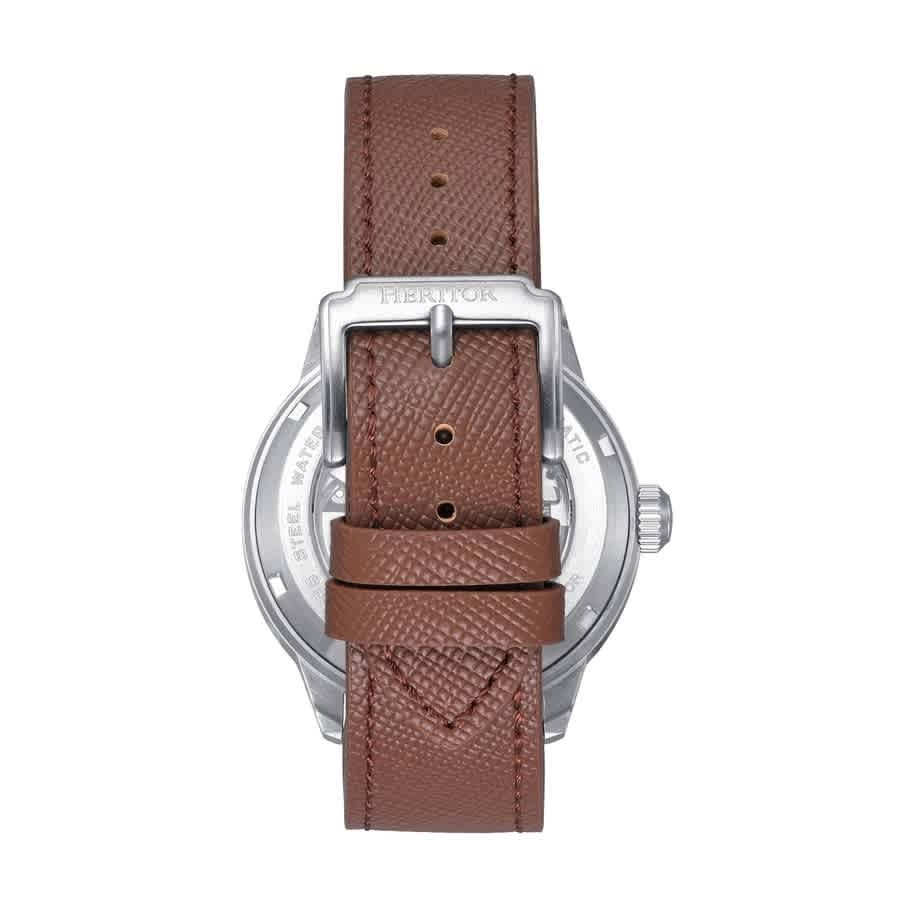 Heritor Argento Automatic Silver Dial Mens Watch HERHS3802