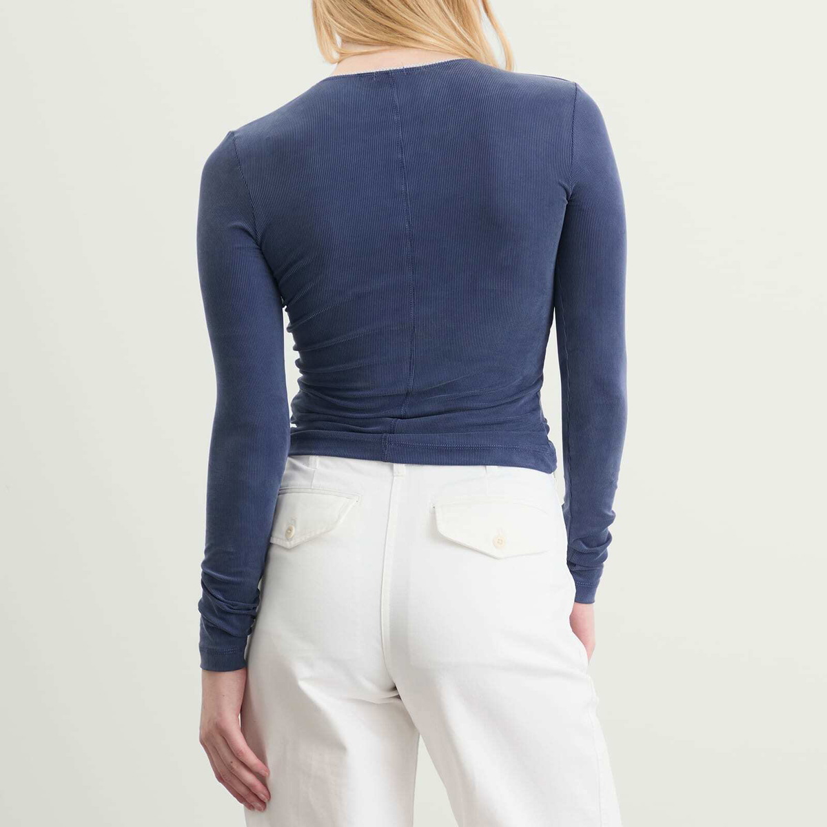 Fruity Booty Women's Second Skins V-Neck in Navy