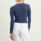 Fruity Booty Women's Second Skins V-Neck in Navy