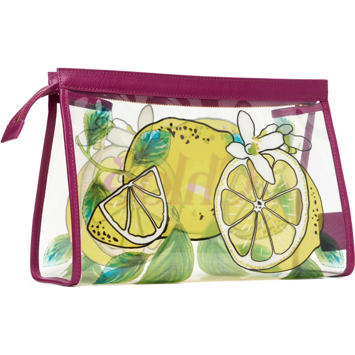 Chloé Pink & Yellow 'Chloé Soleil' Zipped Pouch
