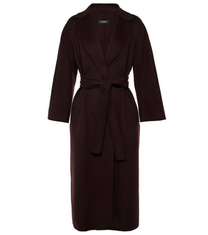 Photo: 'S Max Mara Belted virgin wool coat