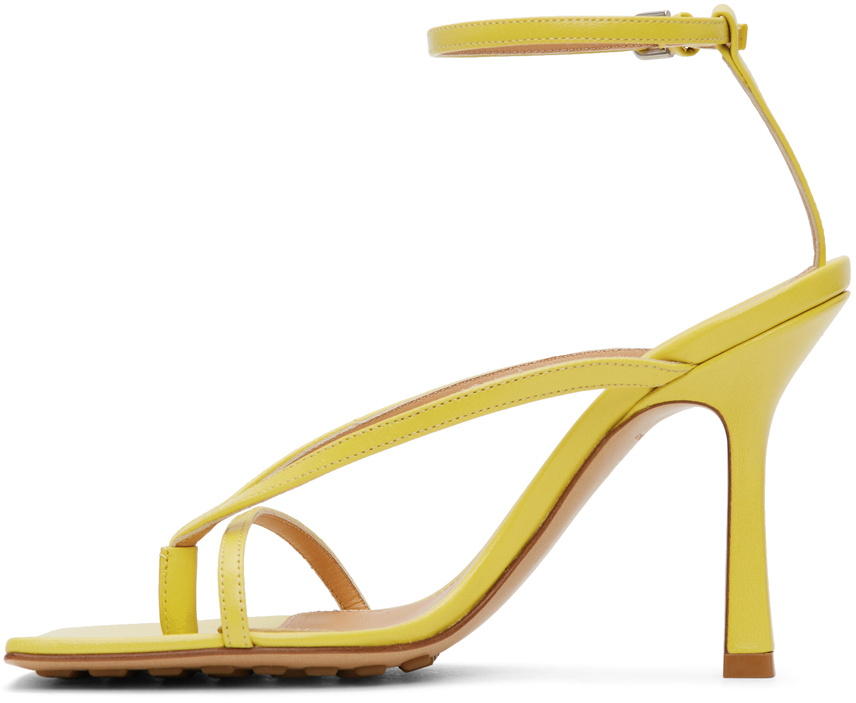 Bottega Veneta Yellow Stretch Sandals