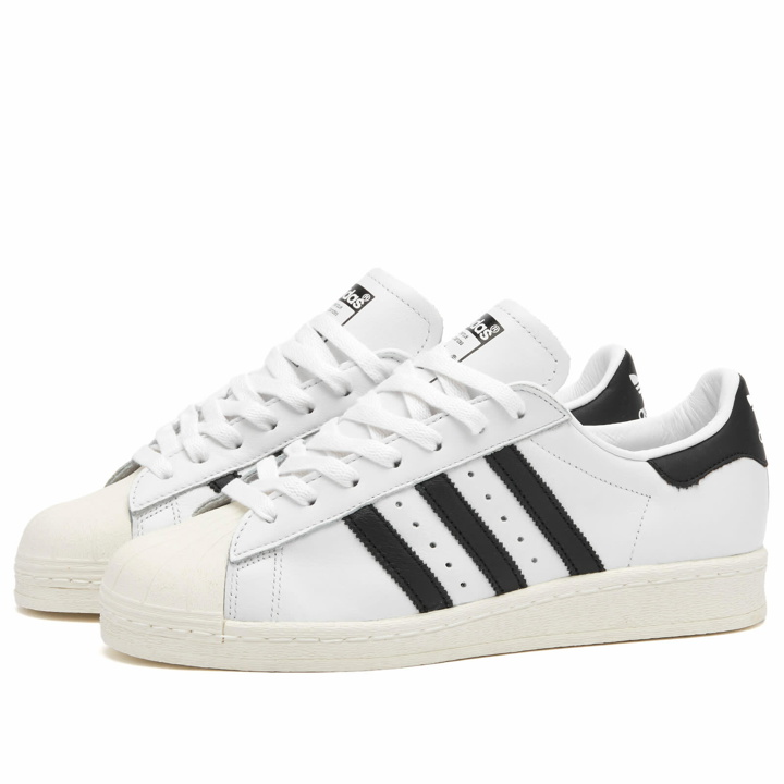 Photo: Adidas Superstar 82 in Core Black/Off White