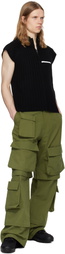 SPENCER BADU Black Knitted Vest