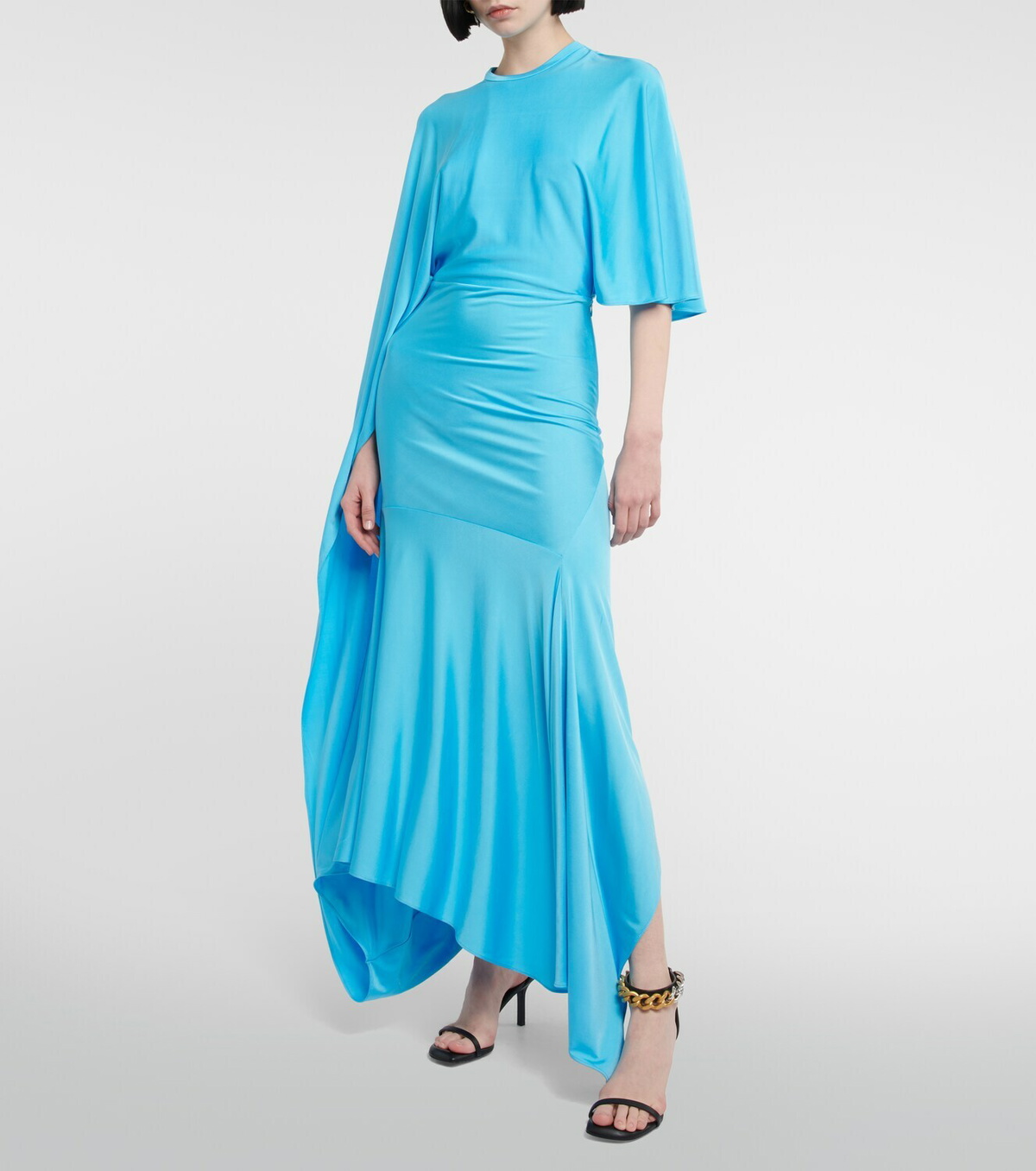 Stella McCartney Draped asymmetric maxi dress Stella McCartney