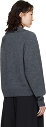 Cordera Gray Merino Wool Polo