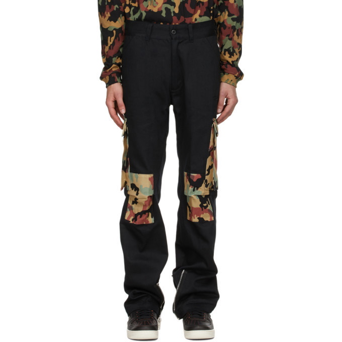 Photo: 424 Black Camo Cargo Pants