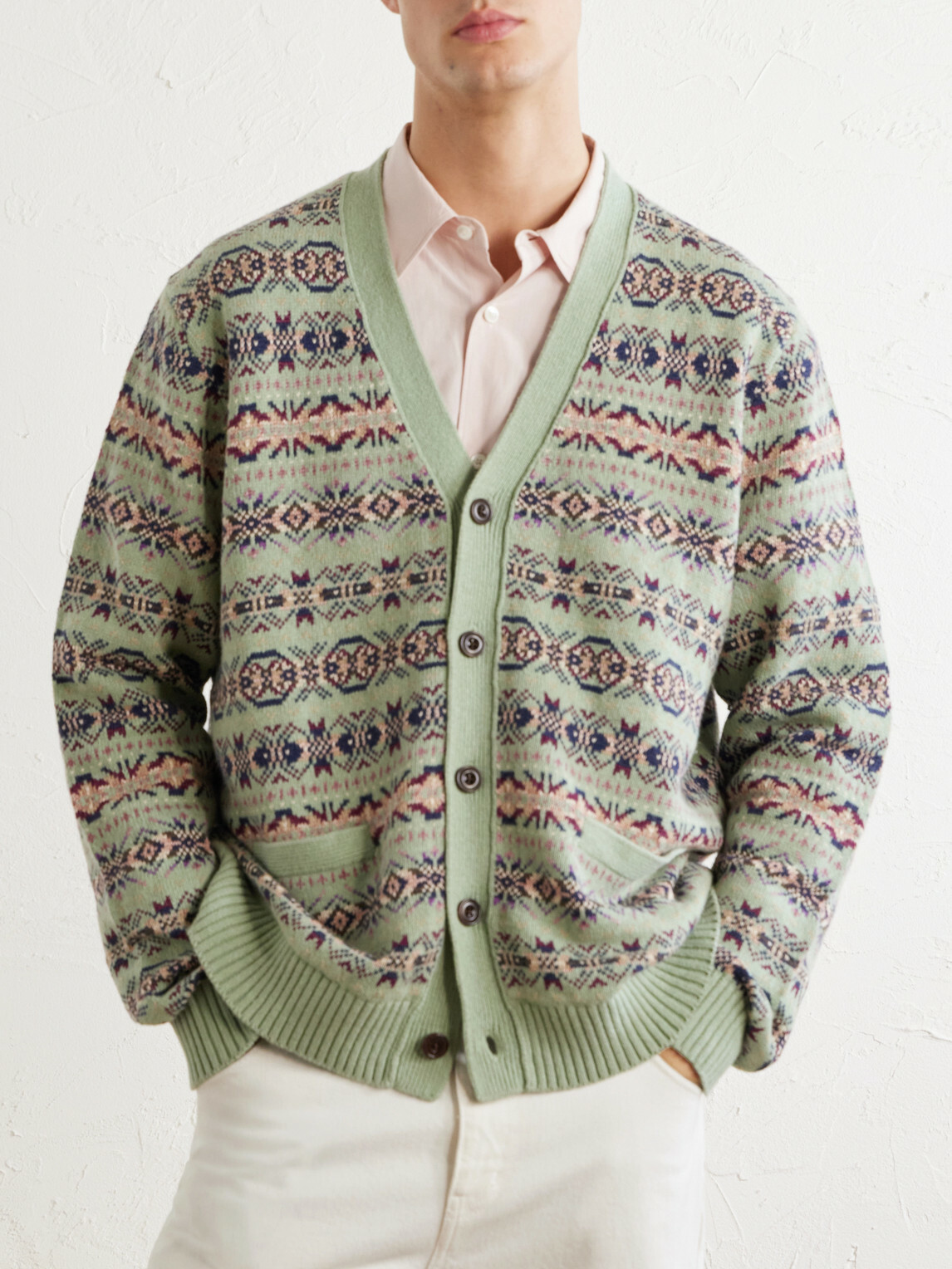 Polo Ralph Lauren - Striped Linen and Cotton-Blend Cardigan - Green