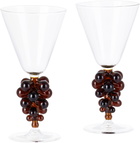Maison Balzac Burgundy Bordeaux Wine Glass Set