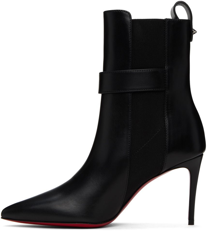 Christian Louboutin Black So CL 85 Chelsea Boots