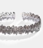Suzanne Kalan Classic Medium 18kt white gold bracelet with diamonds