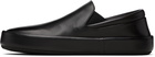 Marsèll Black Cassapelle Leather Slip-on Sneakers