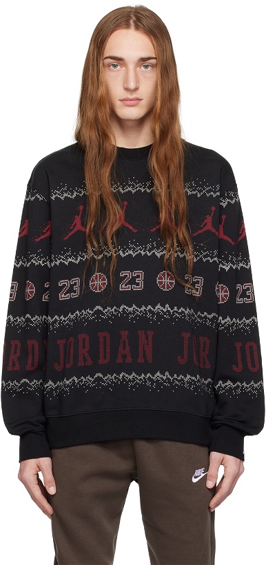 Photo: Nike Jordan Black Holiday Sweatshirt