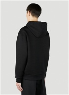 Prada - Logo Print Hooded Sweatshirt in Black
