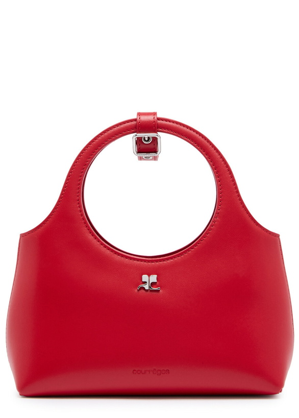 Photo: Courrèges Holy Day Mini Leather top Handle bag - Red - One Size