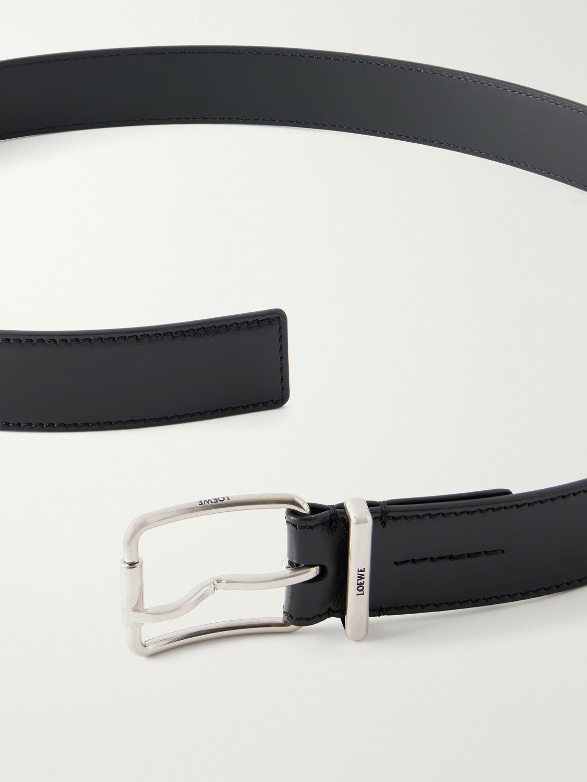 LOEWE - 3.2cm Leather Belt - Black