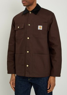 Carhartt Wip Michigan Canvas Jacket Burgundy
