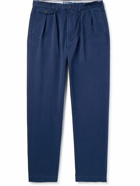 Polo Ralph Lauren - Whitman Straight-Leg Pleated Cotton-Twill Trousers - Blue