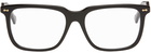 Gucci Black Rectangular Glasses