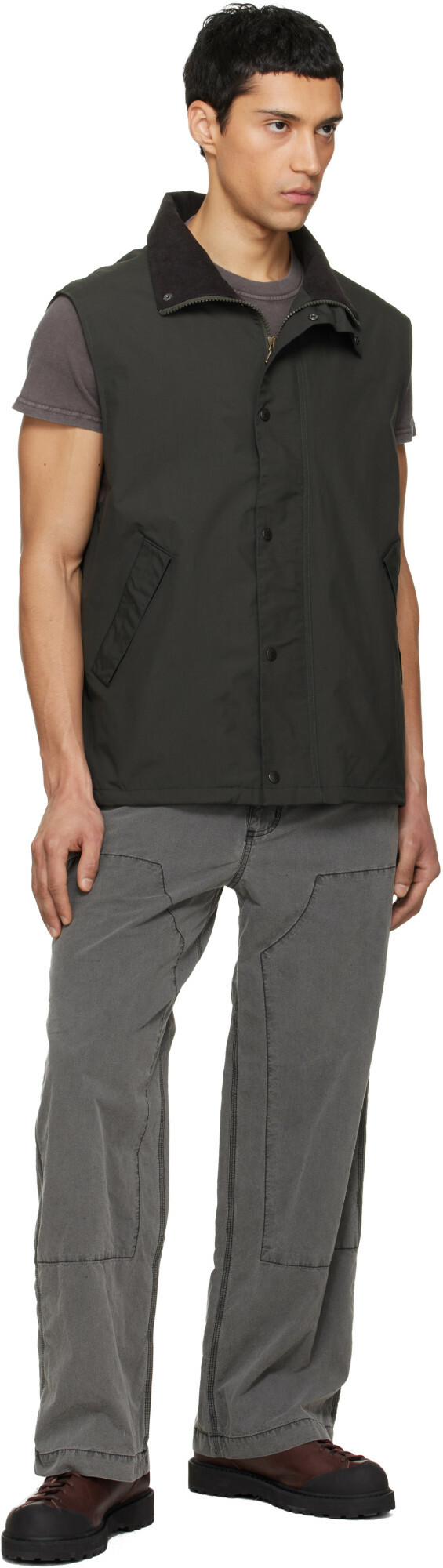 nanamica Gray Weather Deck Trousers