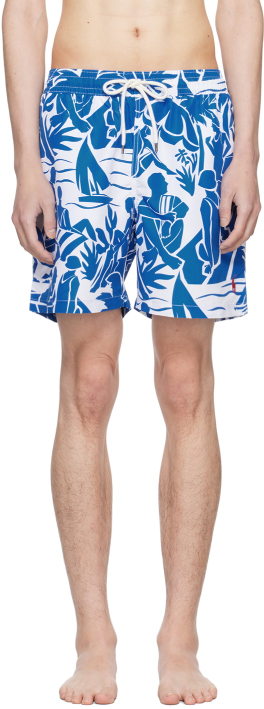 Polo Ralph Lauren Blue Traveler Swim Shorts Polo Ralph Lauren