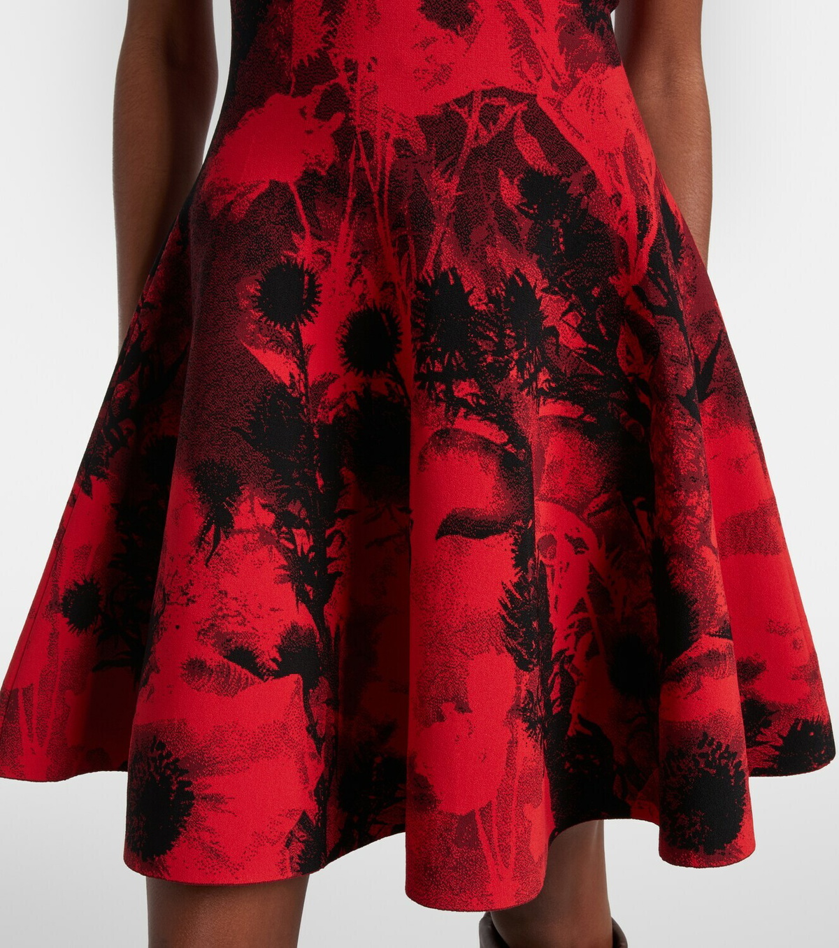 McQueen Jacquard minidress