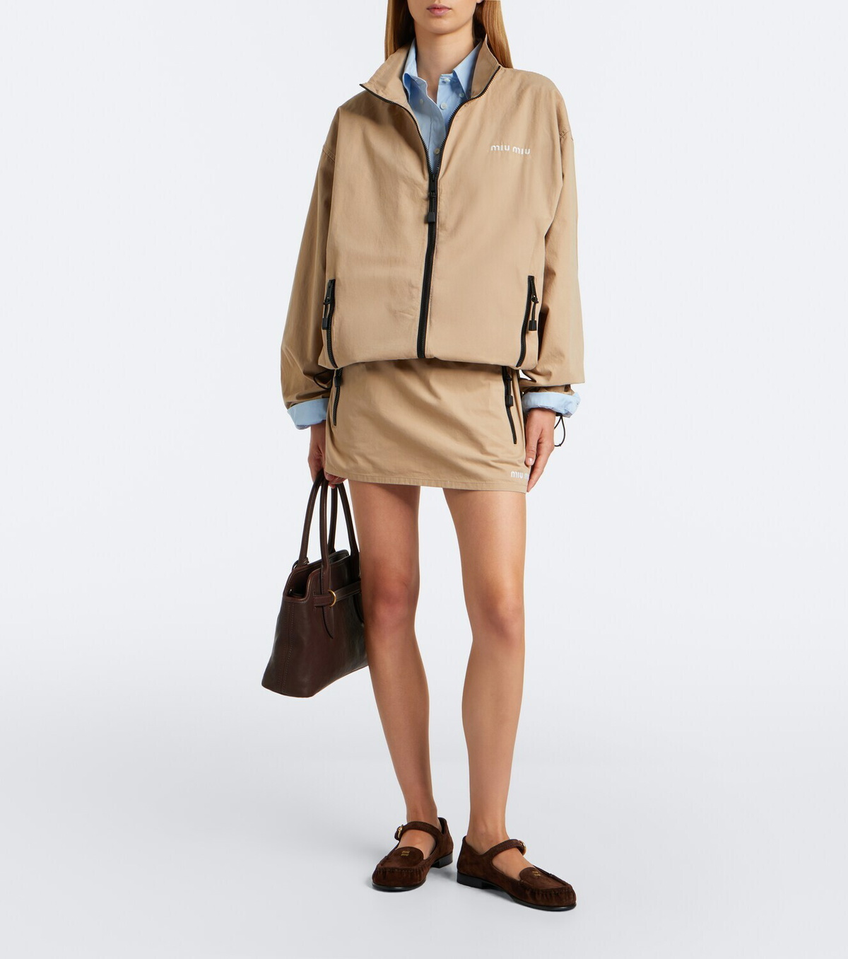 Miu Miu Cotton gabardine jacket