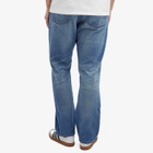 A Bathing Ape Men's Twin Star Relaxed Fot Jeans in Light Indigo
