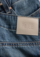 Paige Zoey Belted Wide-leg Jeans Blue