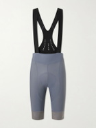 A Kind Of Guise - Basso Giro Alpino Logo-Print Mesh Cycling Bib Shorts - Gray