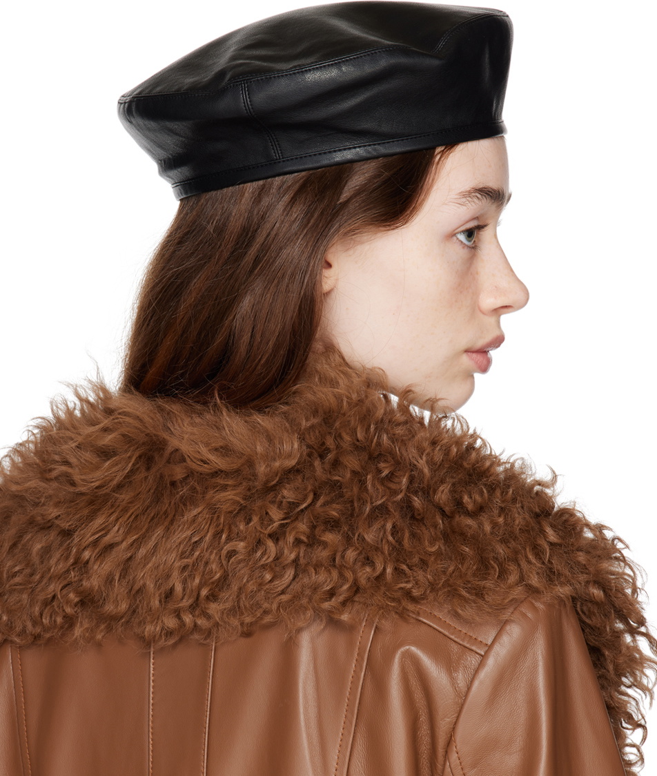 Stand Studio Black Freida Beret Stand Studio display picture 2