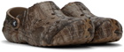 Crocs Brown Realtree Edition Classic Lined Clogs