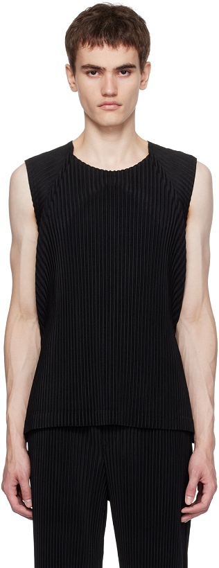 Photo: HOMME PLISSÉ ISSEY MIYAKE Black Monthly Color August Tank Top