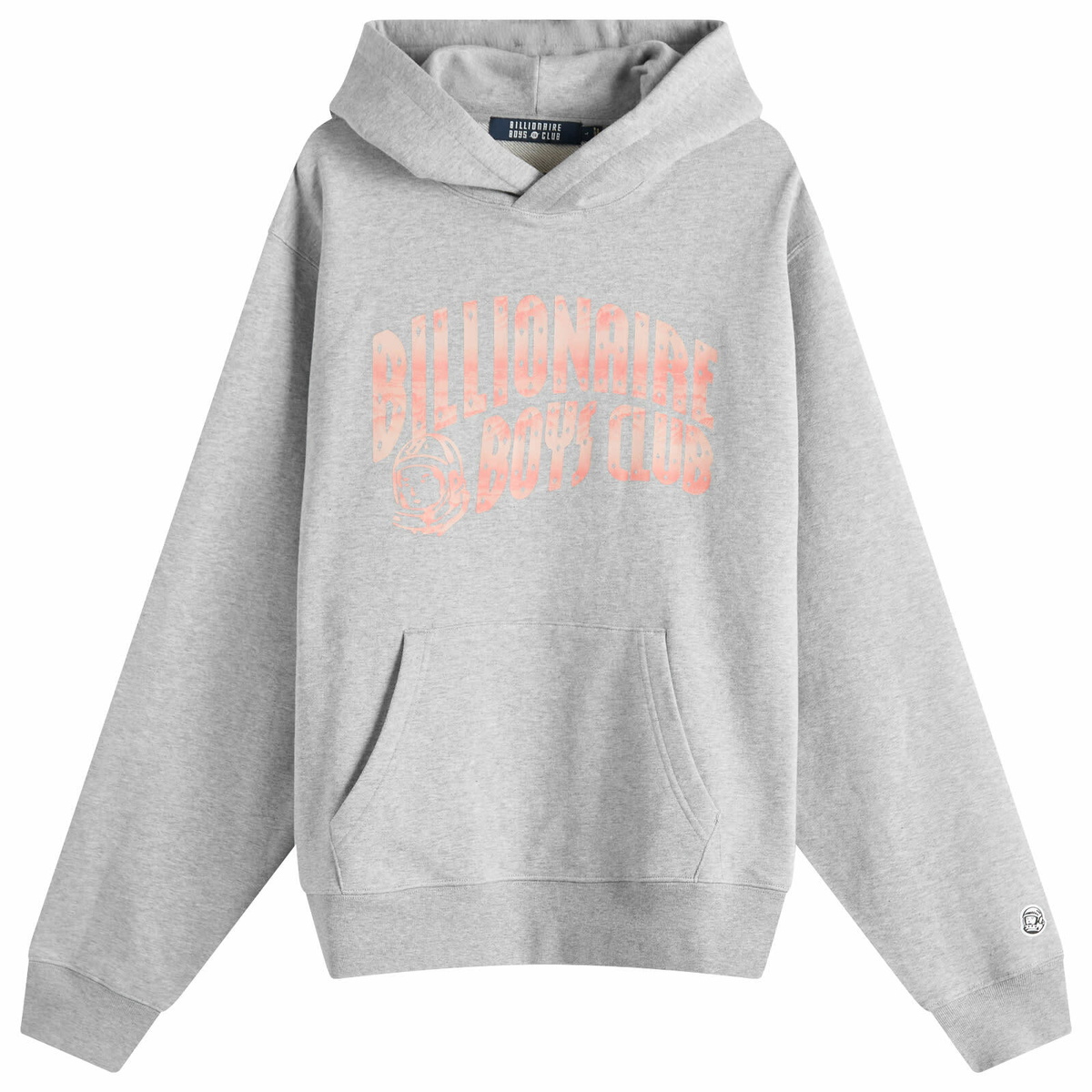 Billionaire Boys Club Men's Mountain Fill Arch Logo Hoodie in Heather Grey