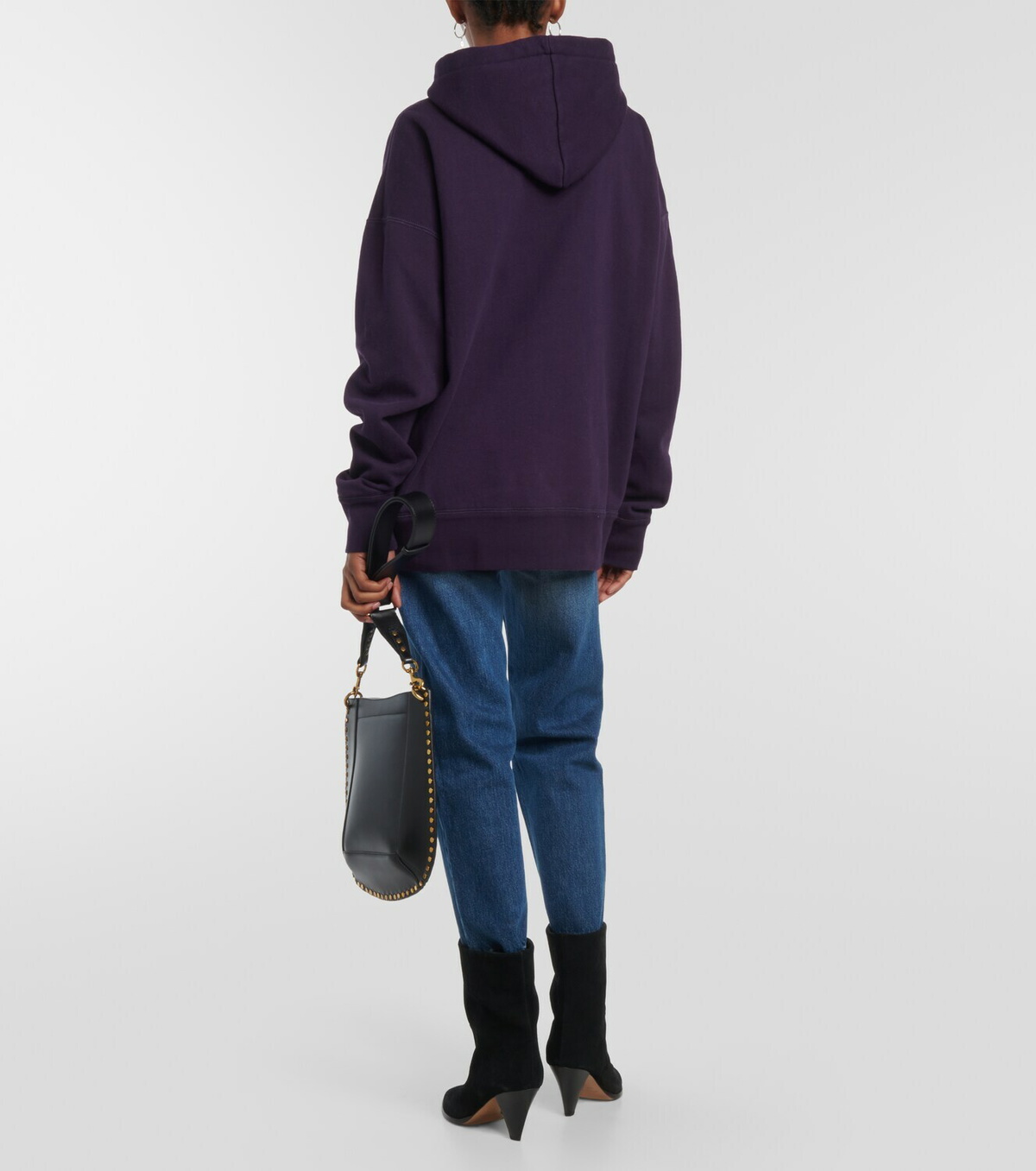 Marant Etoile Mansel logo cotton-blend hoodie