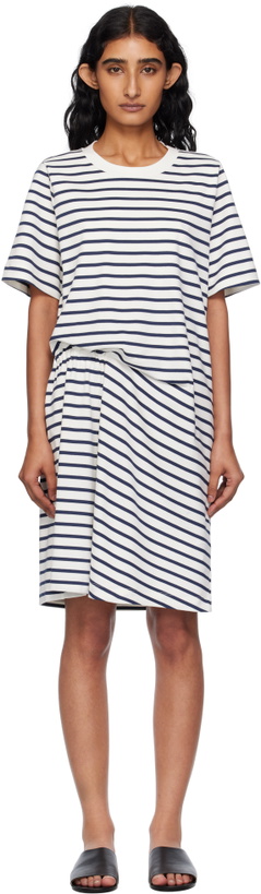 Photo: Weekend Max Mara Navy & White Pireo Minidress