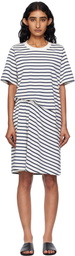 Weekend Max Mara Navy & White Pireo Minidress