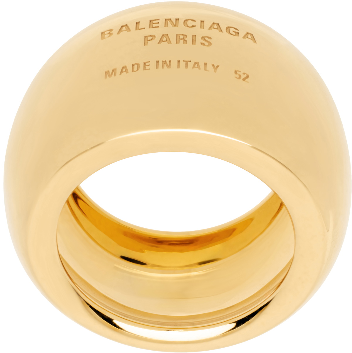 Balenciaga Gold Plated Ring Balenciaga