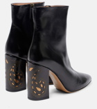 Etro - Perforated leather ankle boots